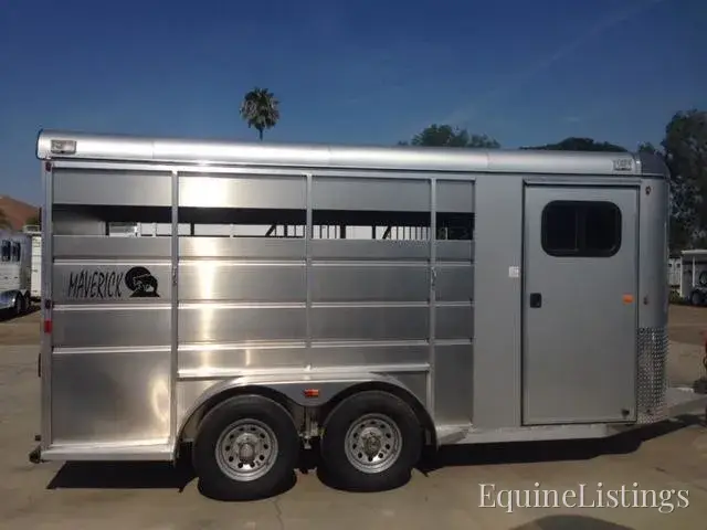 2027 Maverick Trailers 2H HS Aluminum Bumper Pull Horse Trailers