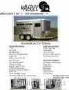 2027 Maverick Trailers 3H HS Aluminum Bumper Pull Horse Trailers