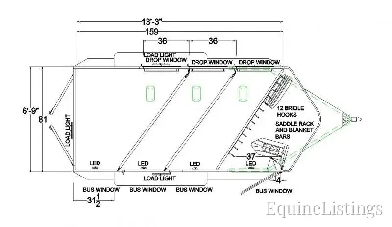 2027 Logan Coach Horse Trailers - Photo 2